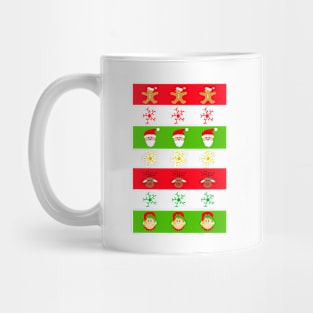 Christmas Stripes Mug